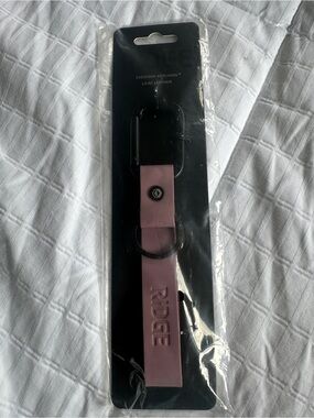 The Ridge Pink Lilac Leather Keychain | New in Package